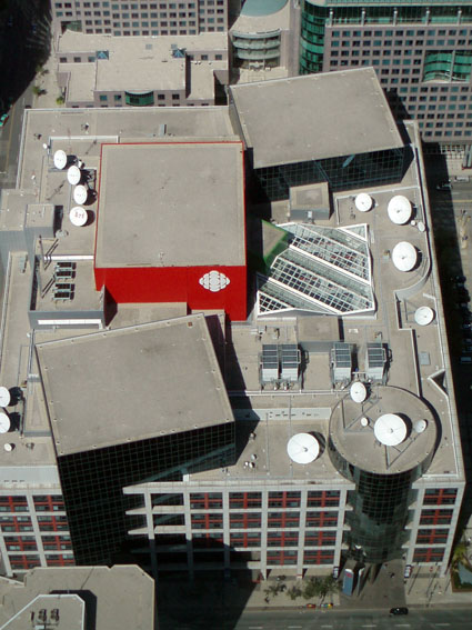 The CBC Building as Seen from the CN Tower