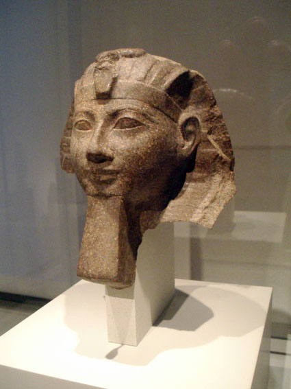 Fragmentary Statue Head of Hatshepsut