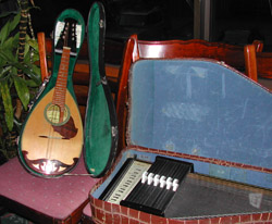 Some of Toby's Musical Instruments