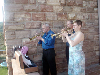 Trumpeters At The Chateau