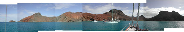 Panoramic Collage of Goat Island