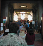 Waiting in Line for History Hunters in the ROM Atrium