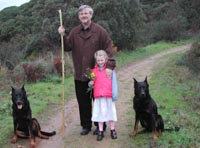 Me, Vanessa and the Two Dobermans