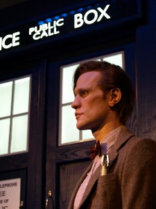 Statue of Latest Doctor by Tardis