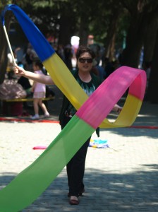 Ribbon Waving on Grounds of the Temple of Heaven Complex (2)