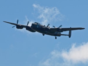 Avro Lancaster Mk. X about to Fly-by