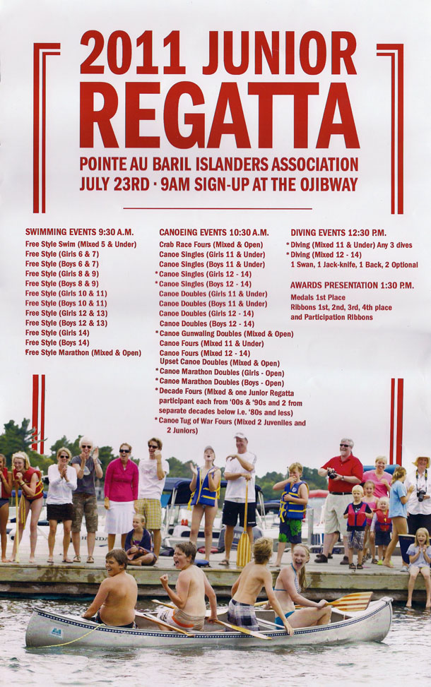 Junior Regatta 2011 Poster
