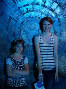Annie and Vanessa by the Pandorica