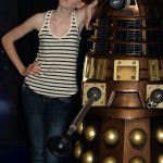 Vanessa Posing with Dalek