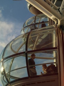 Stacked Observation Pods of the London Eye