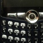 BlackBerry 8320 Qwerty Keyboard Closeup