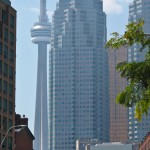 St. Lawrence Market, Flatiron Building, TD Tower and CN Tower