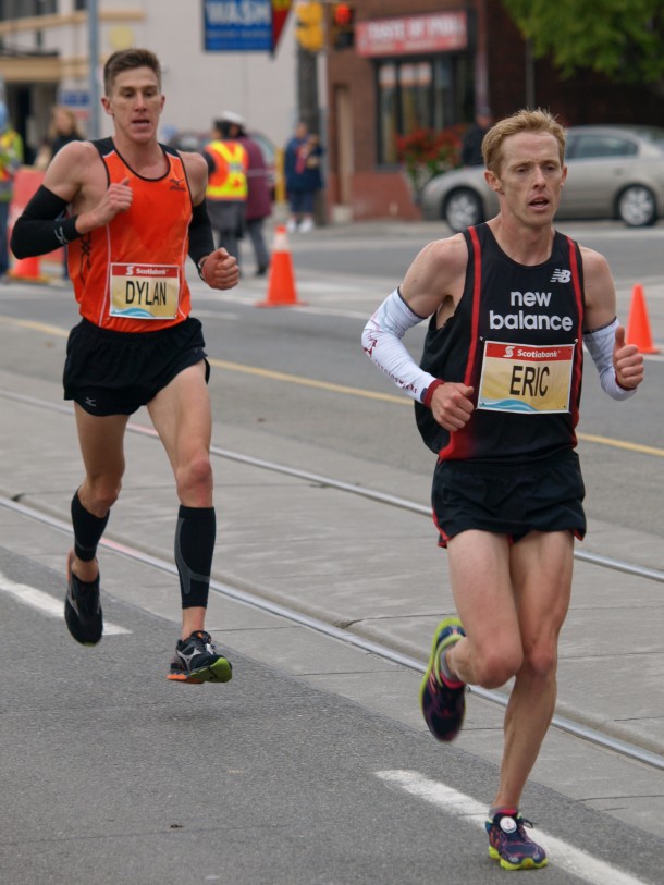 Scotiabank Toronto Waterfront Marathon - Eric and Dylan