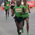 Scotiabank Toronto Waterfront Marathon – Mungara at the Front of the Pack Entering The Beaches 1