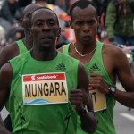 Scotiabank Toronto Waterfront Marathon – Mungara at the Front of the Pack Entering The Beaches 2