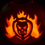 East Lynn Park Pumpkin Parade: Flaming Skull