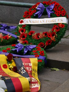 Canadian Forces and German Consul General Wreaths