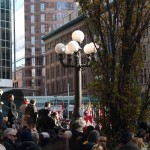Remembrance Day Ceremony by Cenotaph