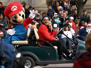 Toronto Santa Claus Parade 02 - Mario on a Cart