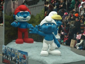 Toronto Santa Claus Parade 12 - Smurfs Float