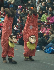 Toronto Santa Claus Parade 13 - Upside-Down Monkeys