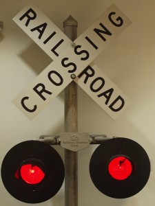 Full-sized Railroad Crossing Sign