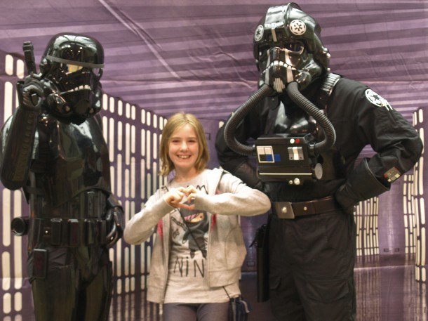 Wizard World: Annie with Stormtroopers