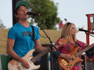Gordon Deppe and Sandy Horne of The Spoons Playing on the Main Stage at Woodbine Park
