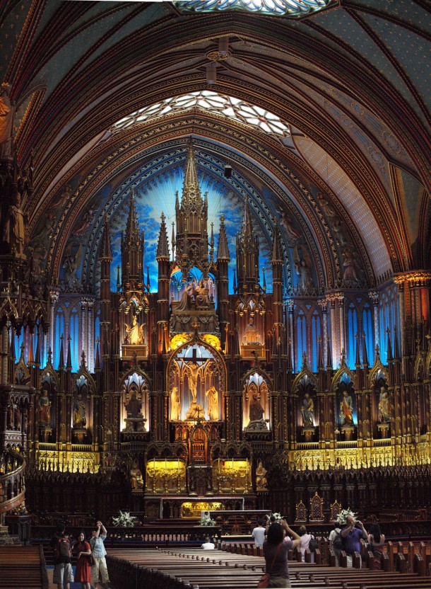 Montreal Cathedral Interior 2