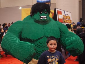 Fan Expo: Lego Hulk and Kid