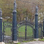 The “Canonized Saints” Gate at St. Peter and St. Paul Church in Bay Bulls