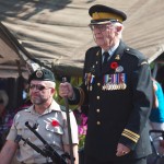 Warrior’s Day Parade 2013: Alan Roy Beside WWII Veteran Jim Eddy