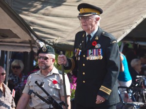 Warrior's Day Parade 2013: Alan Roy Beside WWII Veteran Jim Eddy