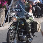 Warrior’s Day Parade 2013: Provost on Vintage Triumph Motorcycle