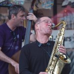 Beaches Jazz Festival: Saxophone Player and Bassist from Seagull All Stars