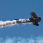 Air Show Brampton: US Biplane Blowing Smoke