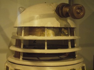 A Battered-looking 80s-era Dalek from Doctor Who