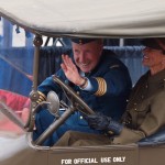 Waves and Smiles from Inside a WWI Truck