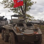 Armoured Car with Flag