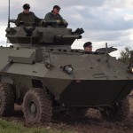 Grizzly Armoured Vehicle Underway
