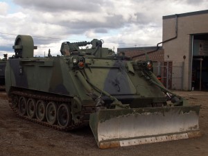 M113 Armoured Personnel Carrier with Plow