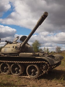 Soviet T-54 Front/Side View