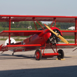 Fokker D.III on the Ground Before the Show