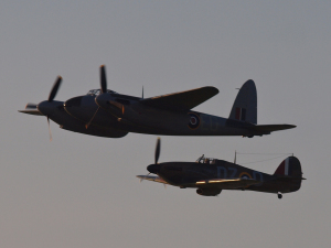 Mosquito and Spitfire