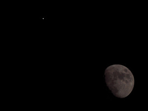 Jupiter and Moon