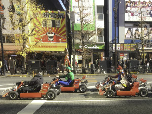 Mario Karting in Akihabara