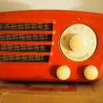 ”Electronic” Radio (Red, Bakelite) – Front