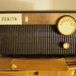 Zenith Model X114C (Brown, Plastic) – Front