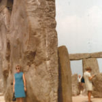 Audrey Stuart at Stonehenge 1970