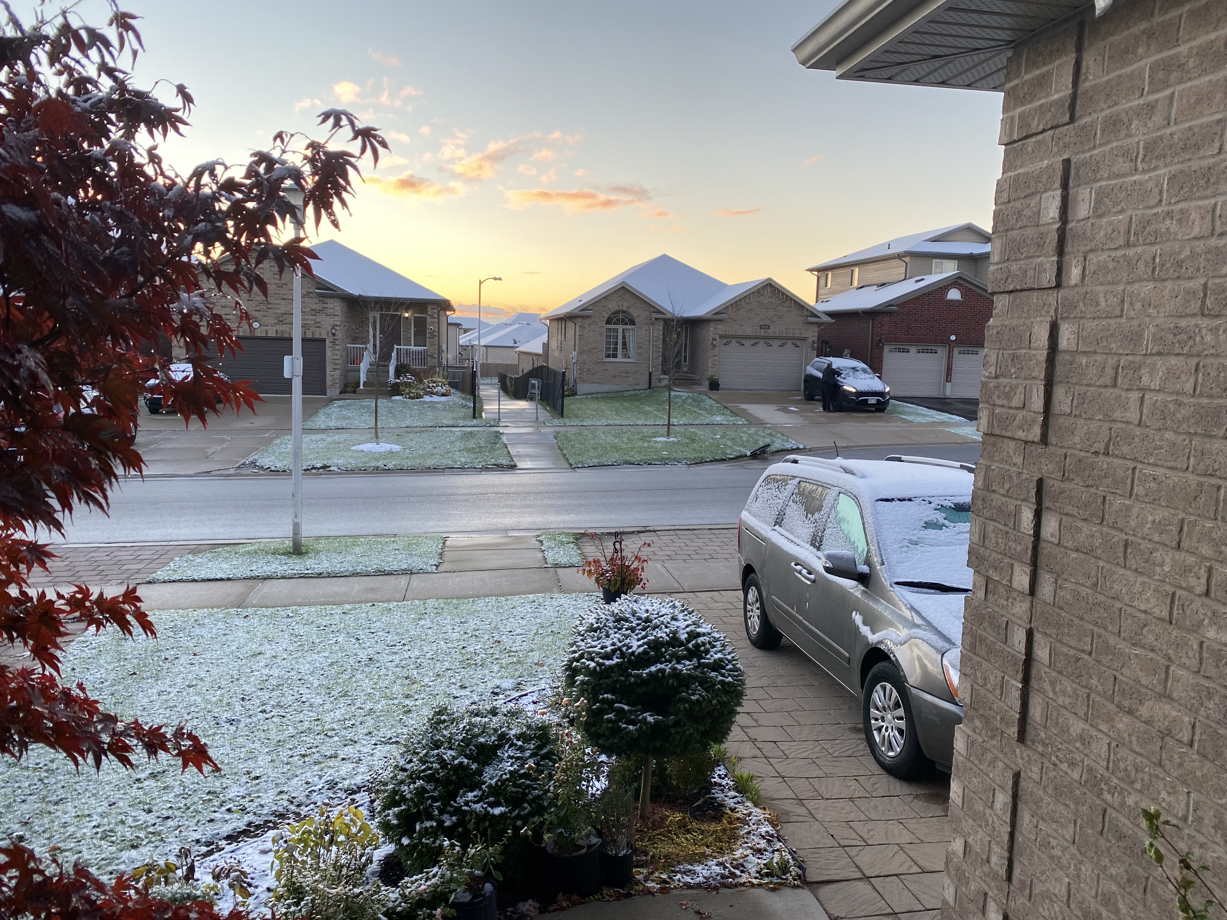 November 3, 2021 – Light Frost and Sunrise